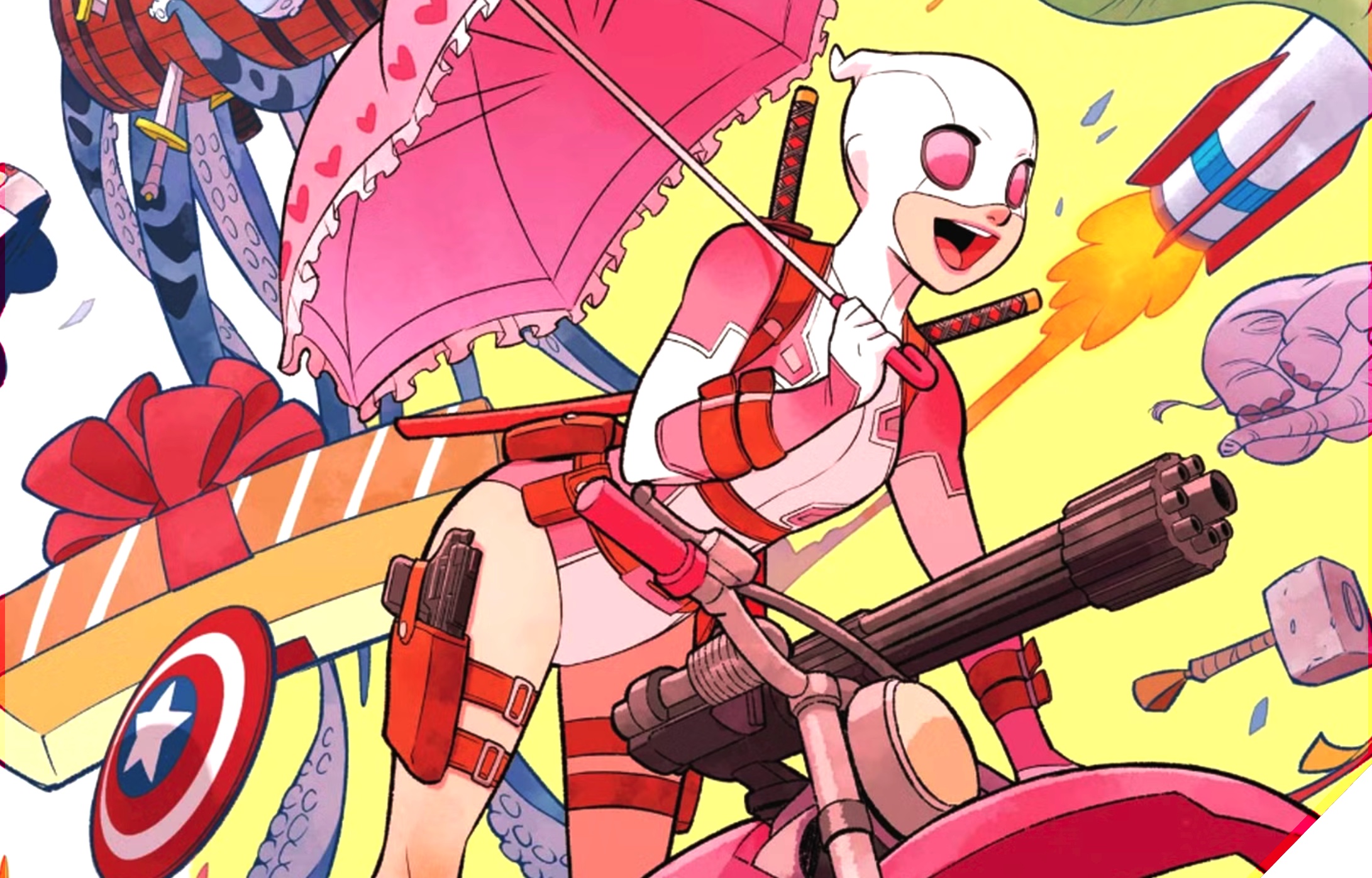 从一张恶搞封面到火爆十年的萌系少女“格温侍”！漫威借助日本穿越设定的套路，竟捧出了个能开“上帝视角”的英雄！ - 奇趣星球报