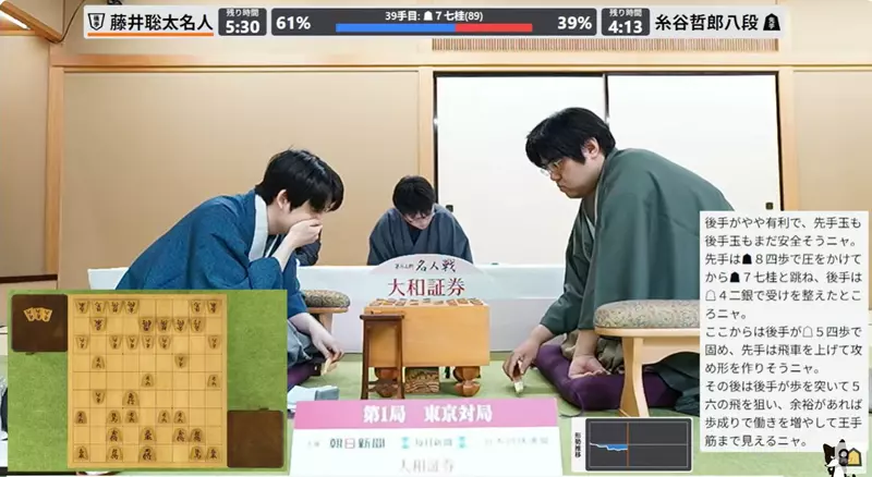 日本将棋“名人战”现奇葩对局照!挑战者靠镜头玄学爆笑“巨大化”,网友调侃:这是替身使者出没! 日本将棋“名人战”现奇葩对局照!挑战者靠镜头玄学爆笑“巨大化”,网友调侃:这是替身使者出没!