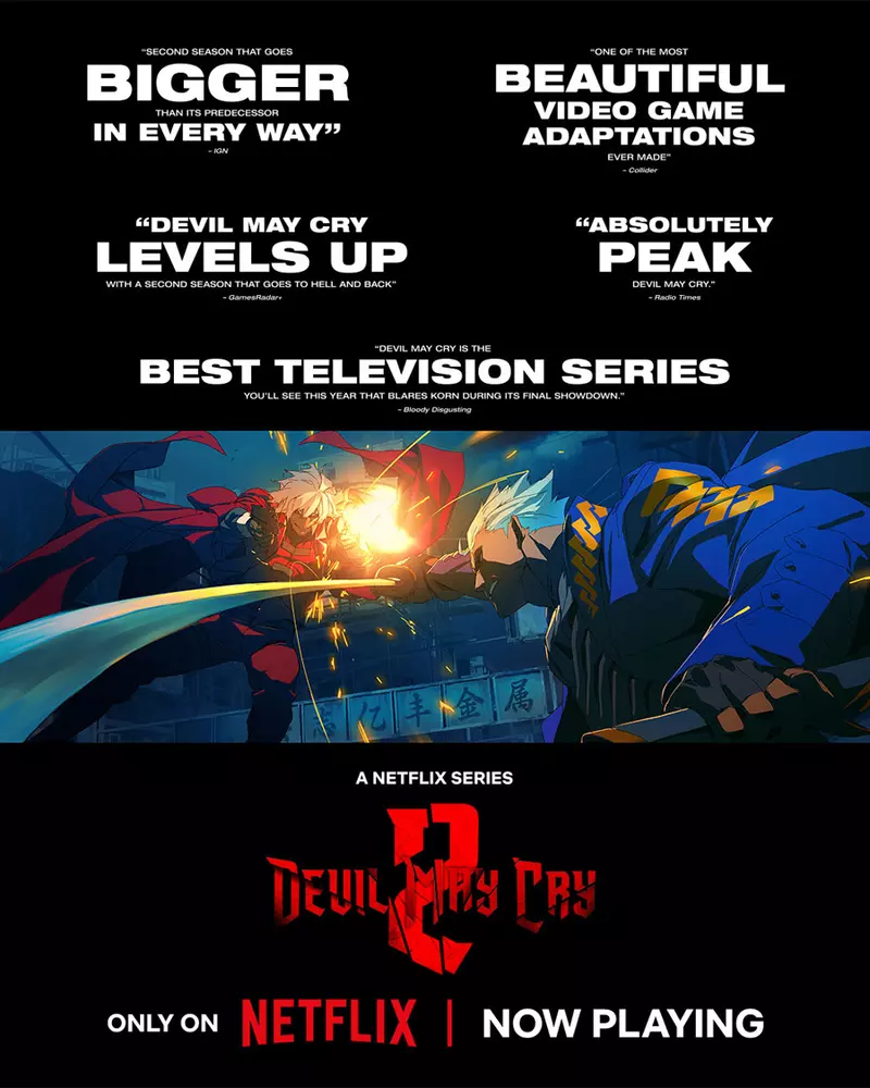 日本网友看到Netflix《恶魔猎人》最终季《天堂篇》预告后直呼意外!但丁终于要收官了! 日本网友看到Netflix《恶魔猎人》最终季《天堂篇》预告后直呼意外!但丁终于要收官了!