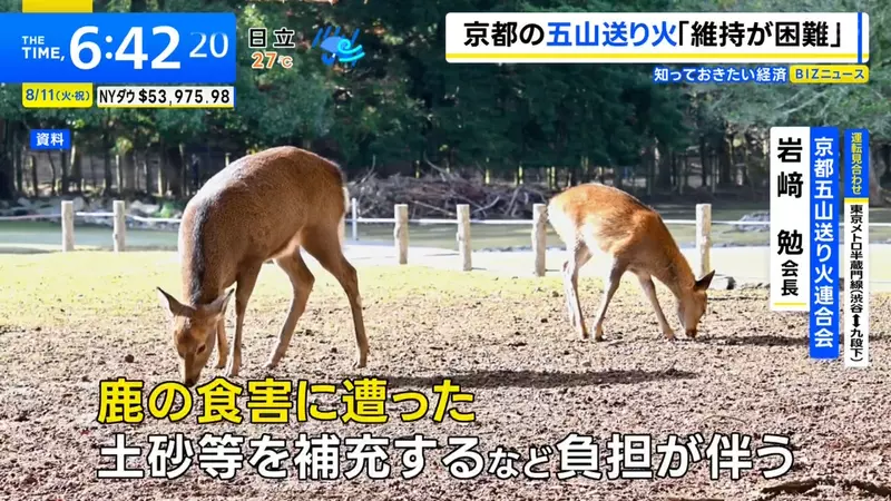 日本京都五山送火首次众筹：游客看到的是大字，山上扛着的是一整年的成本