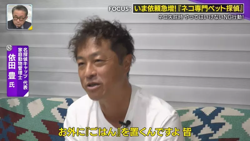 日本寻猫侦探揭开走失真相!门外一碗猫粮,可能让受惊爱猫不敢回家,别好心办坏事! 日本寻猫侦探揭开走失真相!门外一碗猫粮,可能让受惊爱猫不敢回家,别好心办坏事!