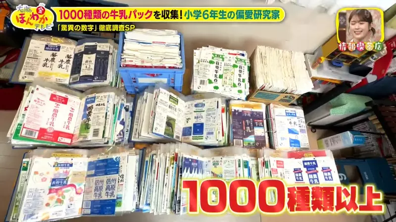 日本电视台探访“小学省3年竟喝遍1000种牛奶”！他把包装盒过成了最认真的一门成长课！