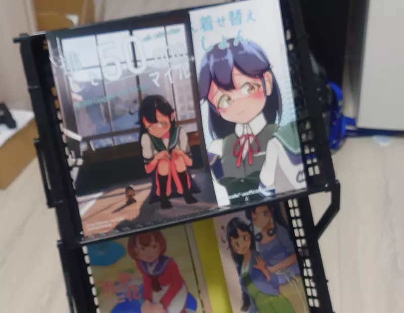 日本同人展最累的从不是画稿！一个折叠书架，把摆摊的狼狈压进几秒，戳中所有创作者的现实焦虑！
