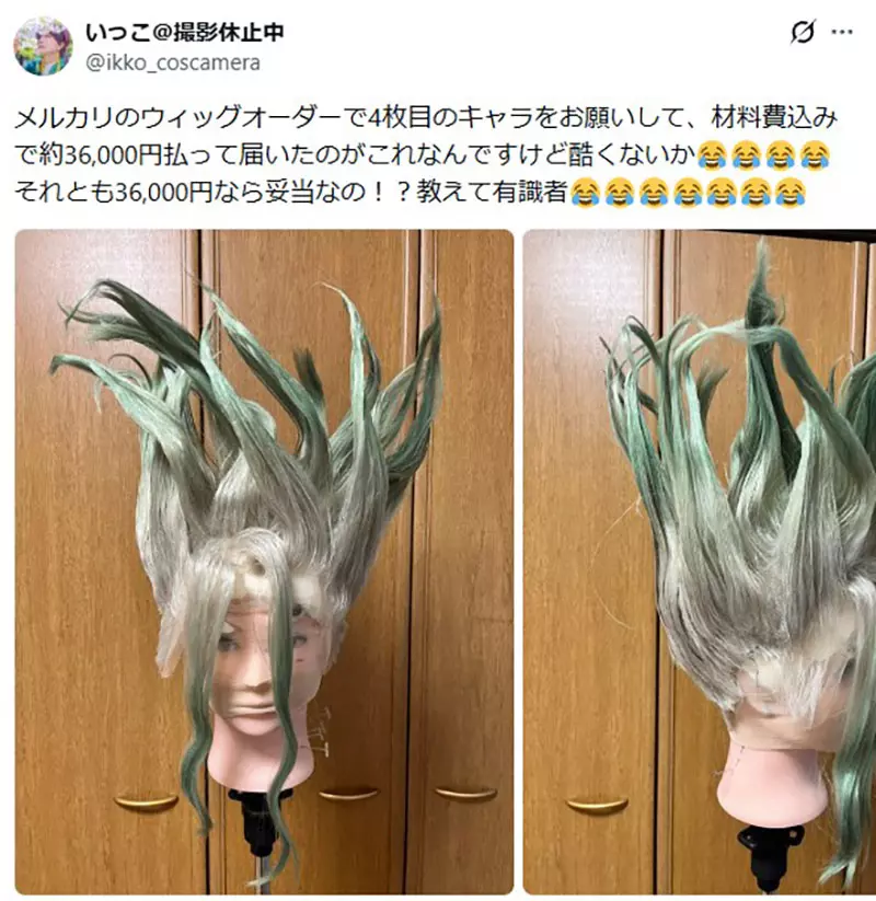 日本网友议论“3.6万日元的《新石纪》千空假发究竟值不值”！买家嫌做工太差，然而很多人却认为已经相当还原了！