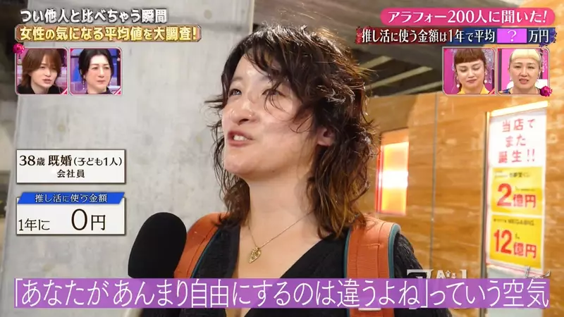 《アベレー女》调查40岁女性推活年均25920日元，粉丝吐槽一场就花完：平均数算给谁看？
