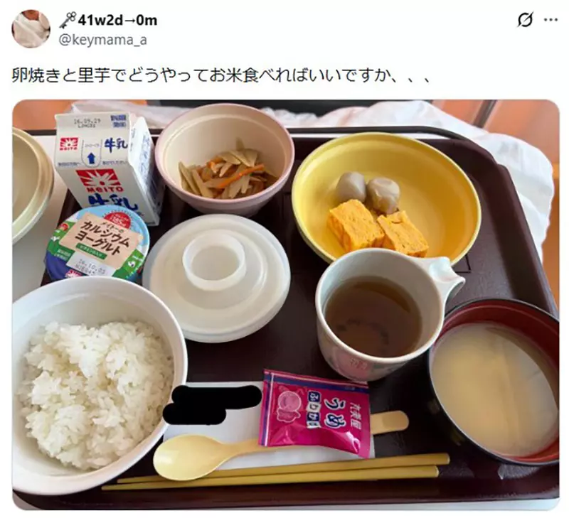 一份产后住院餐引发日本网友晒图!有人嫌玉子烧配芋头,有人七天后竟才盼来第一口! 一份产后住院餐引发日本网友晒图!有人嫌玉子烧配芋头,有人七天后竟才盼来第一口!