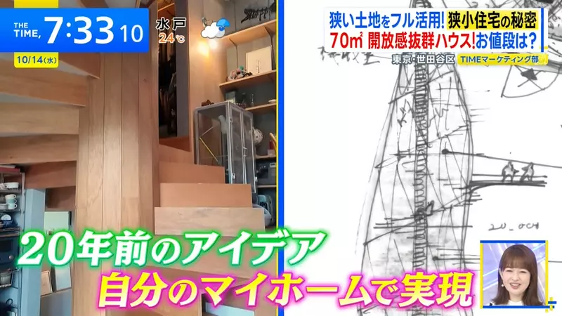 日本建筑师竟把20年前的毕业构想变成家!东京芦笋之家”用四层开放布局容纳一家三口“! 日本建筑师竟把20年前的毕业构想变成家!东京芦笋之家”用四层开放布局容纳一家三口“!