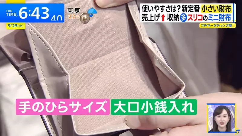 日本电视台探访“小钱包热卖背后”!小包让钱包瘦身,手机减少卡片,现金却仍被留作备用! 日本电视台探访“小钱包热卖背后”!小包让钱包瘦身,手机减少卡片,现金却仍被留作备用!